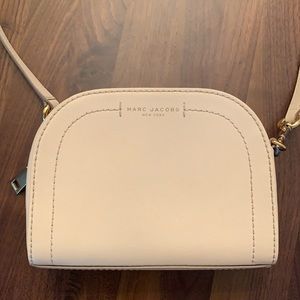 Marc Jacobs Playback Leather Crossbody Bag Cream